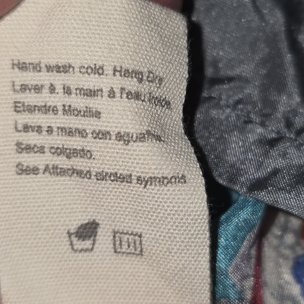 Johnny Was 100% Silk Oversized Bohemian-Style Blouse Women's Sz XL - Picture 8 of 9